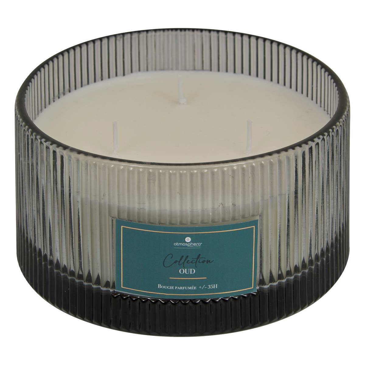 Scented Candle "Albie" Oud wood, Gray, 635g