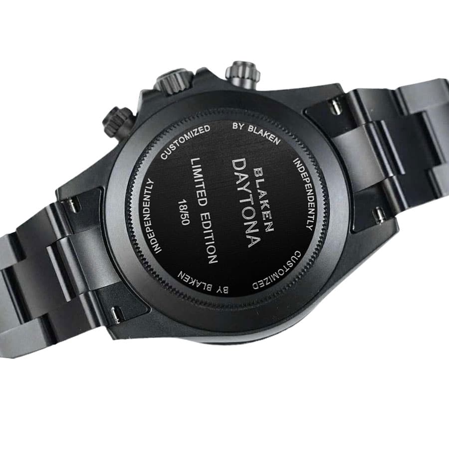Rolex Blaken Daytona Date Black Dial 116520 Replica - Elite Watch Atelier