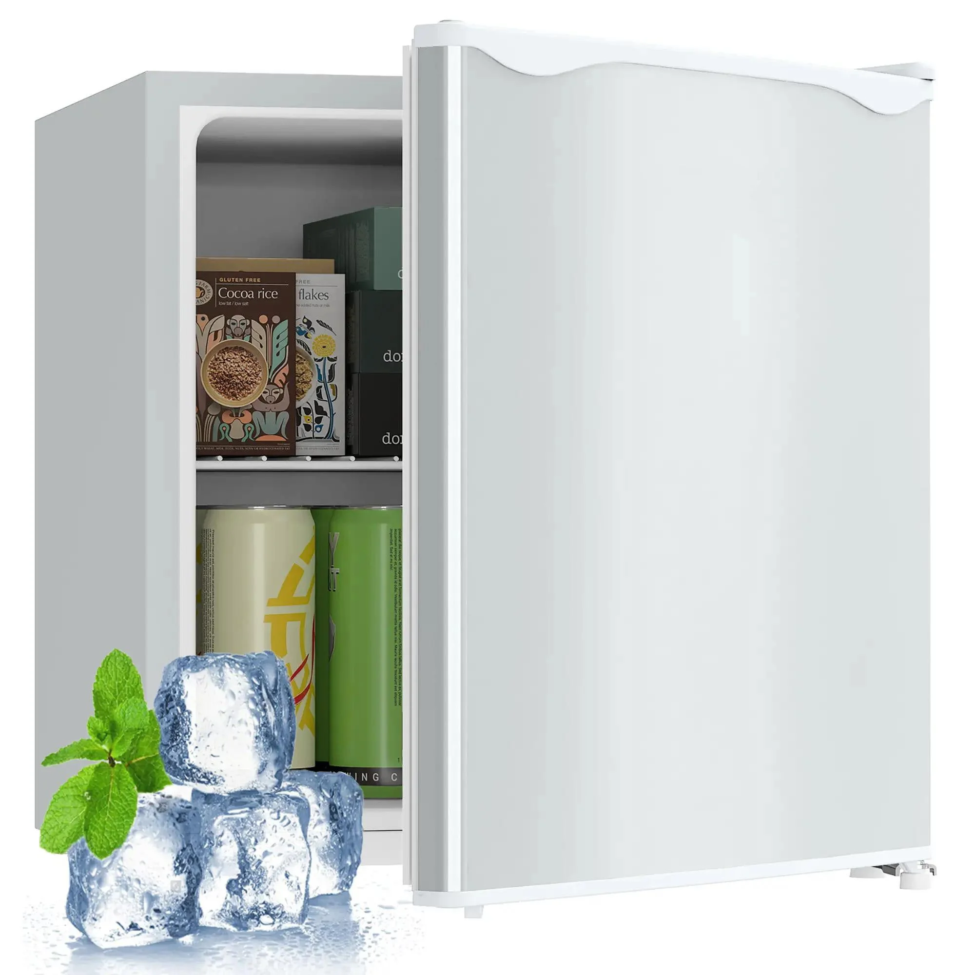 Resenkos 1.1 Cu.Ft Countertop Mini Freezer, Compact Upright Freezer with Removable Shelves, Red - Image 27