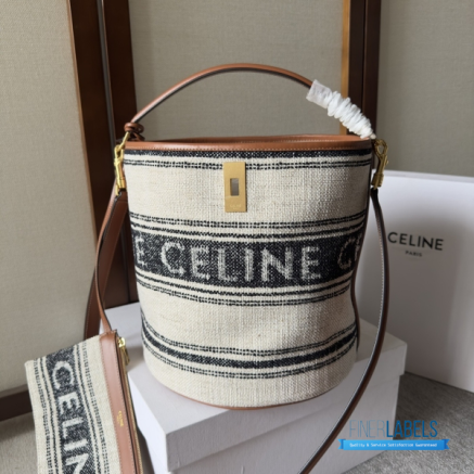 Celine Bucket Bag | Medium Luxury Leather Handbag