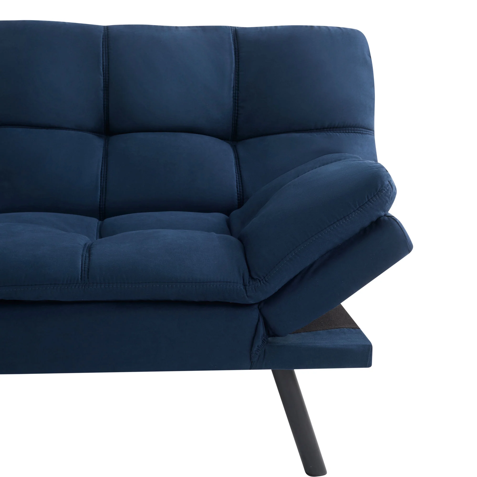 Mainstays Memory Foam Futon with 72",Black - Image 16
