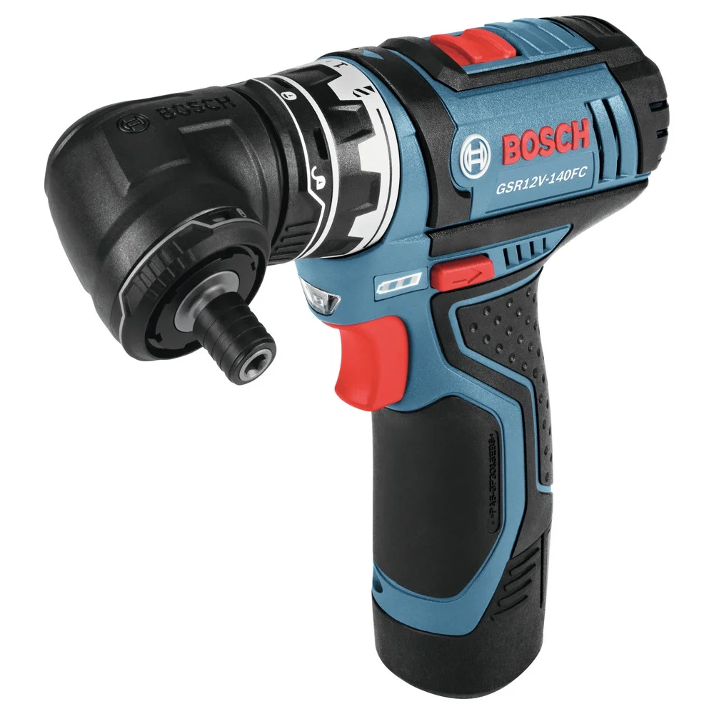 Restored Bosch GSR12V-140FCB22 12V Cordless Drill Driver, 2Ah, 265In-Lbs, 1300RPM, 5 Piece (Refurbished) - Image 2