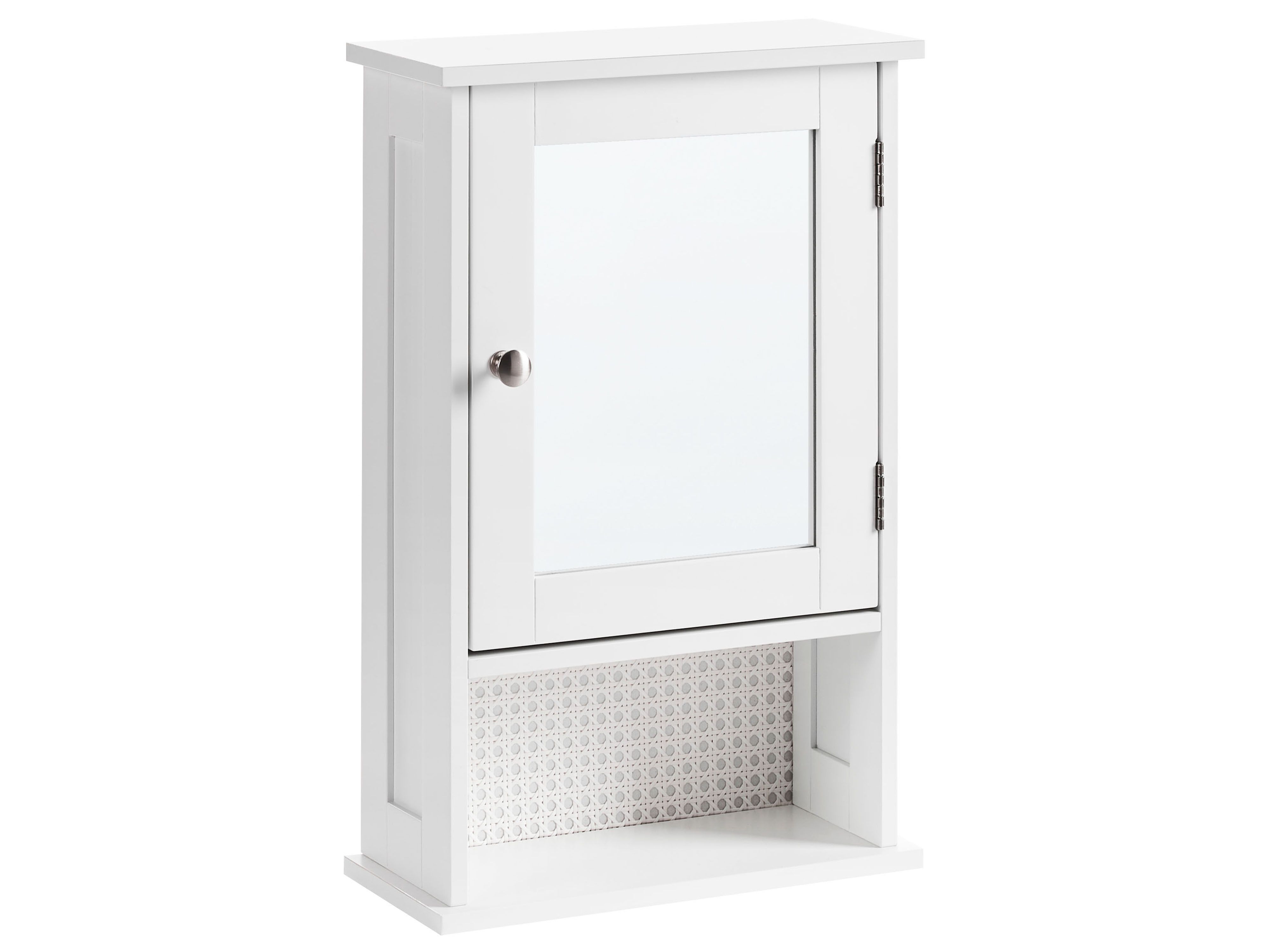 Bathroom Wall Mounted Mirror Cabinet HUILA 34 cm 53 cm White