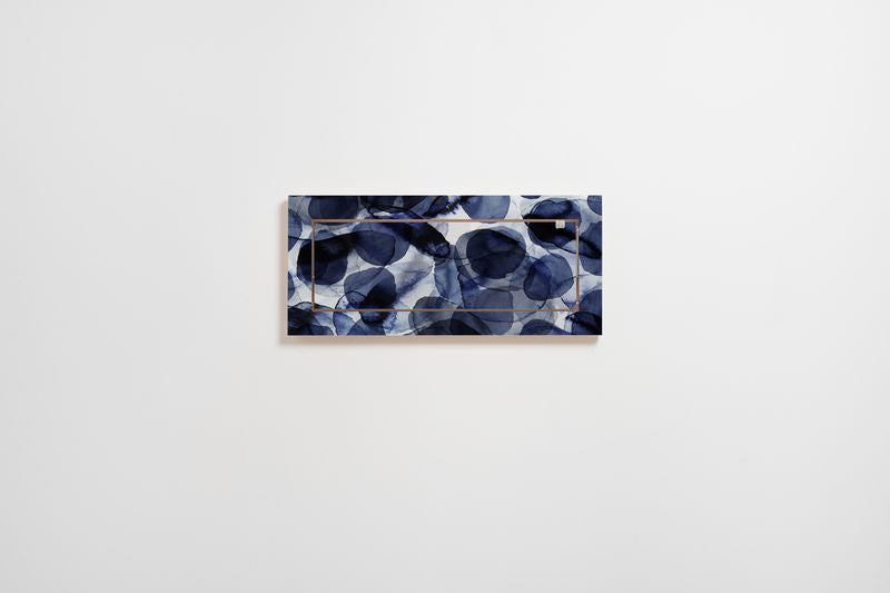 Fläpps plank 60x27-1 - Bubbles Indigo door Pattern Studio