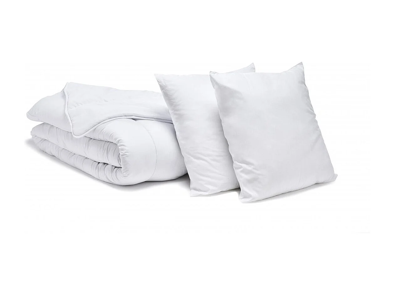 Pack Anti-Acariens Couette 240x260cm + 2 Oreillers 60x60cm