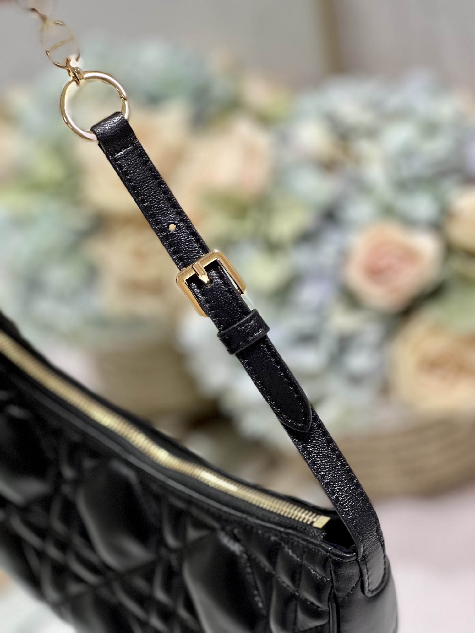 Cd Lounge Bag Black/White For Women in/ 26cm M22626FBE_M9001:1High-quality replica