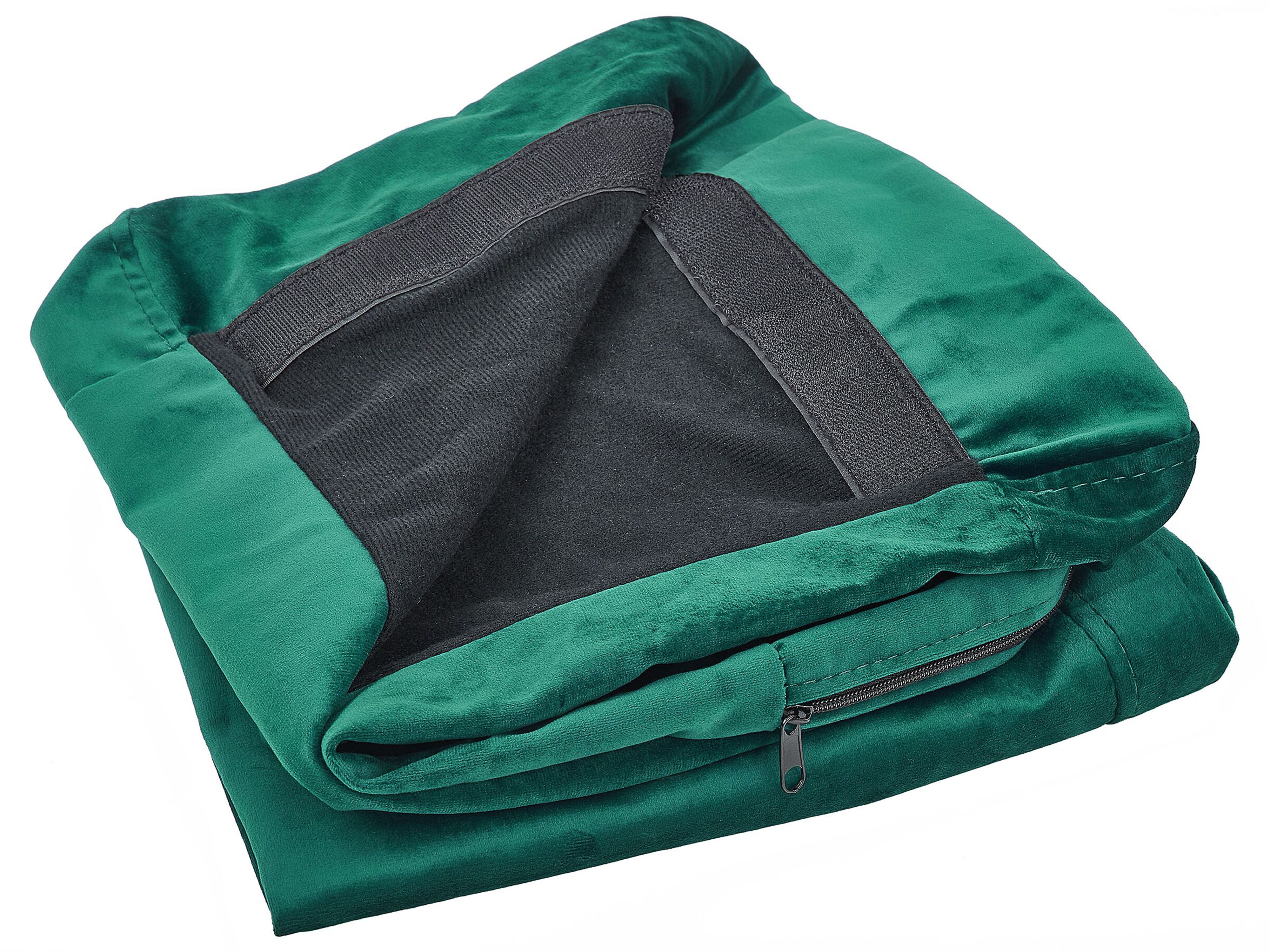 2 Seater Sofa Cover BERNES Velvet Green