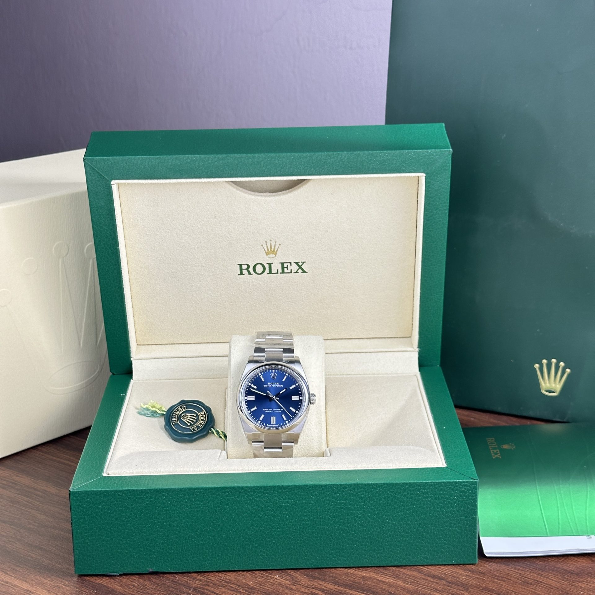 Rolex Replica Watch Oyster Perpetual 126000 Blue Dial Clean Fatory 36mm - Top club