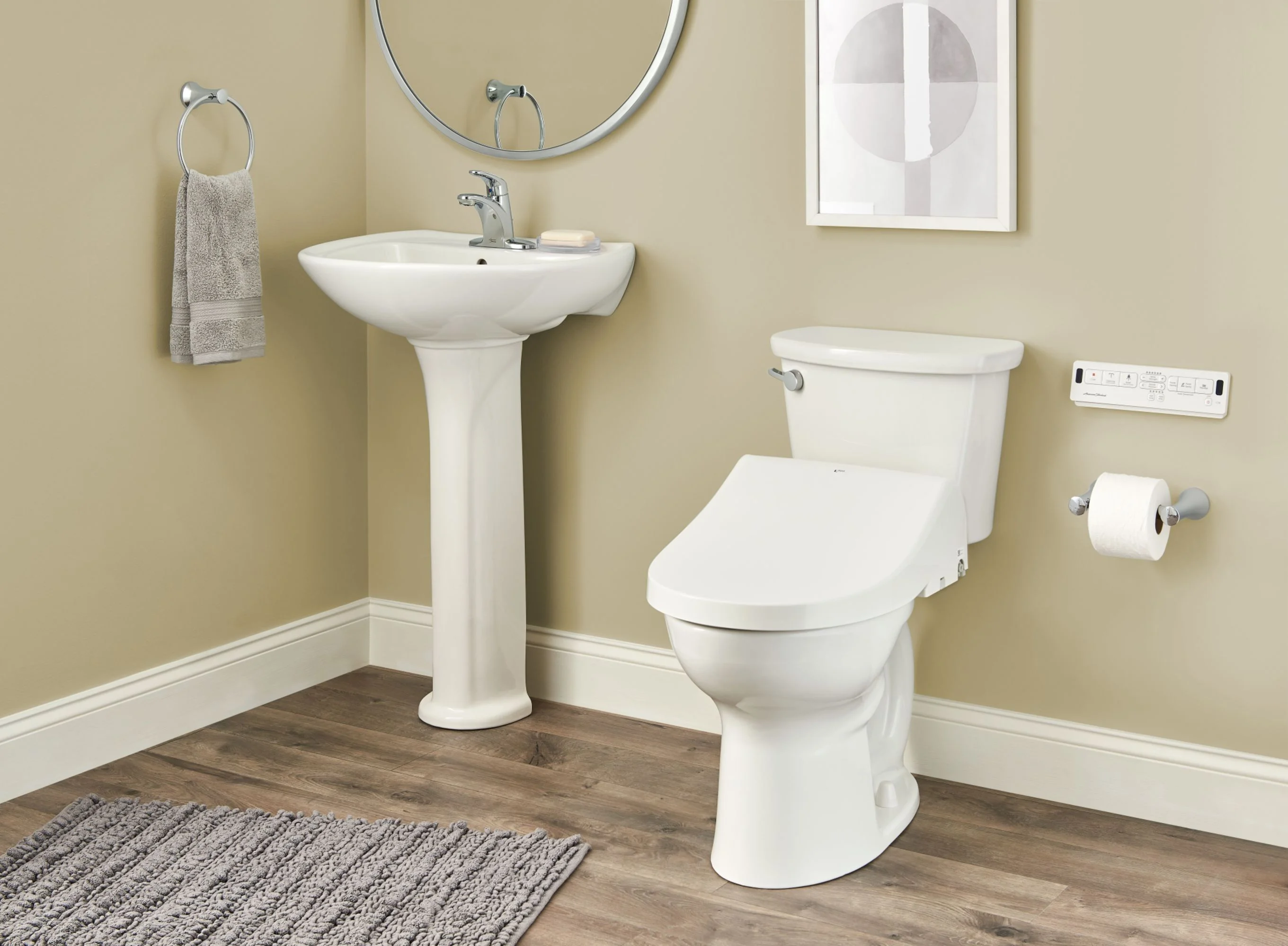 American Standard INAX 415 Heated Dual Nozzle Shower Bidet Toilet Seat w/ Remote