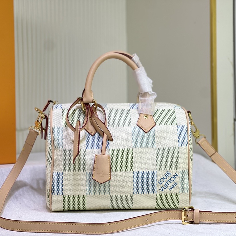 Louis Vuitton LV  Speedy 25 Checkerboard Shoulder Bag Handbag1:1High-quality replica