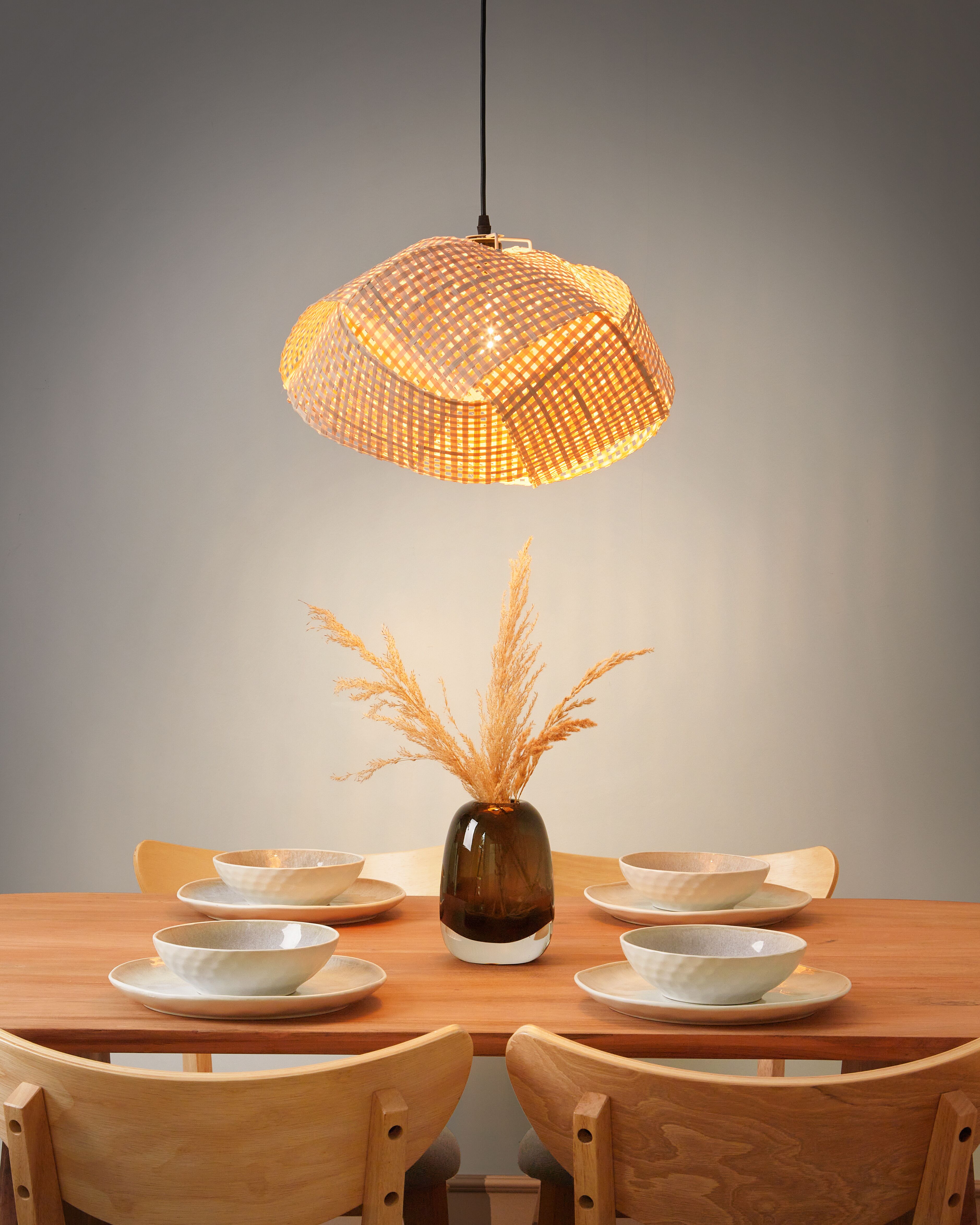 Pendant Lamp HALIL Bamboo Beige
