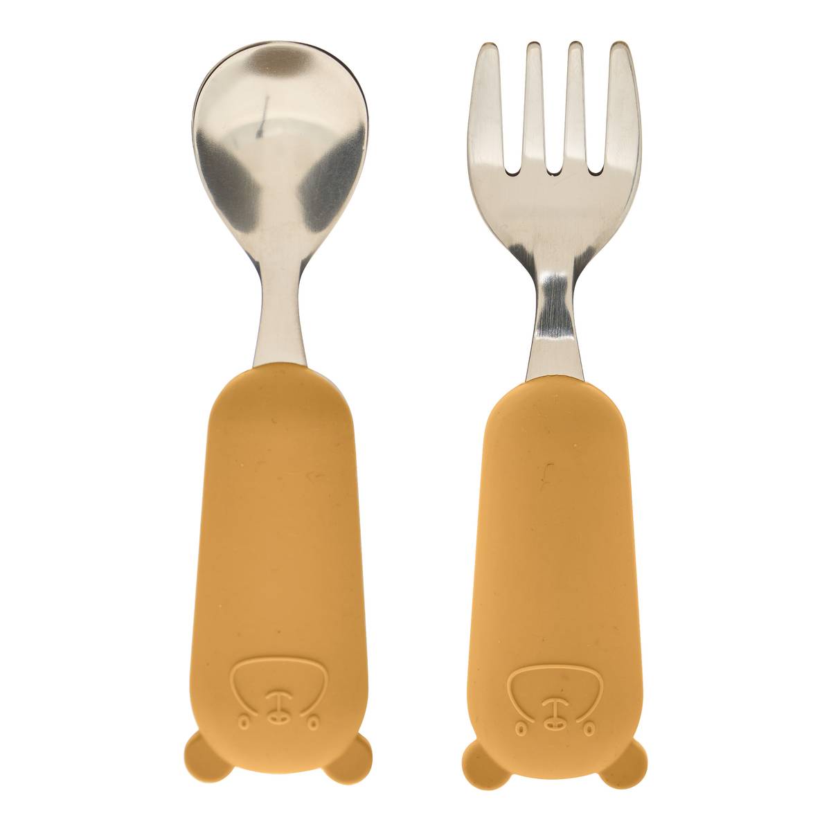 Children's Cutlery Set "Yum" 2 pieces, Ochre