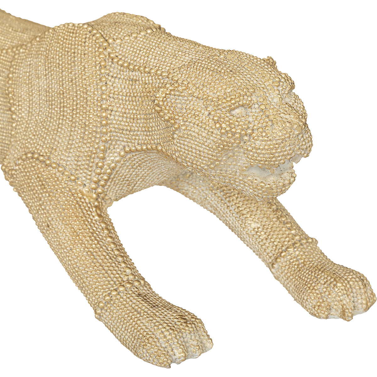 Statue "Panther", resin Gilt, H.15 cm