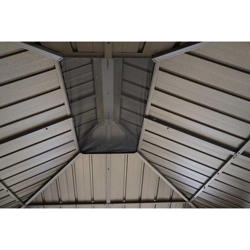 Dahlin Hardtop 12 Ft. W X 10 Ft. D Aluminum Patio Gazebo - Image 5