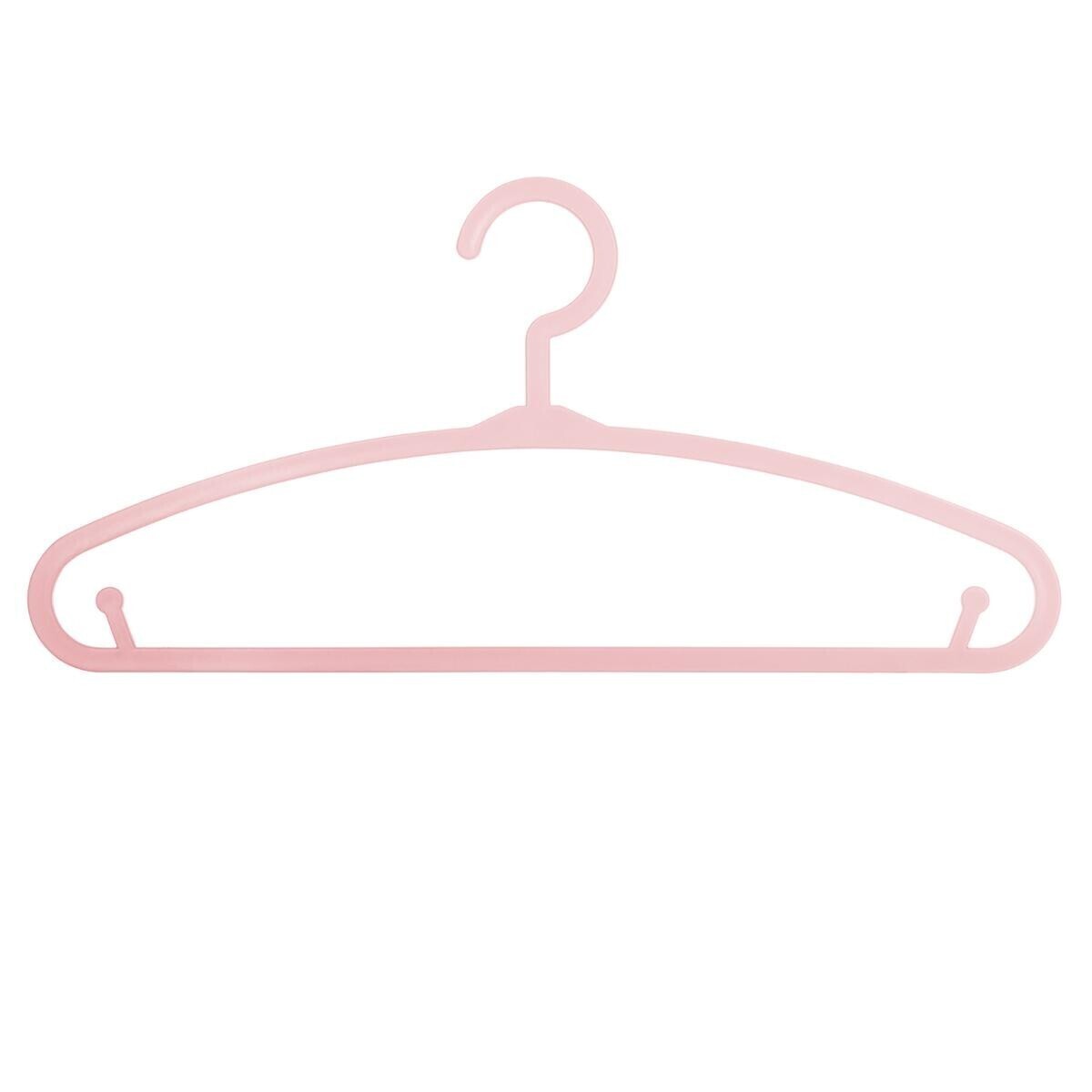 Set of 6 kids hangers Pink, Plastic