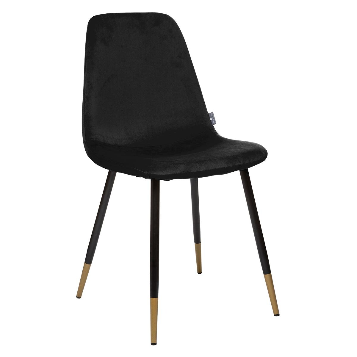 Chair "Tyka" Velvet, Black