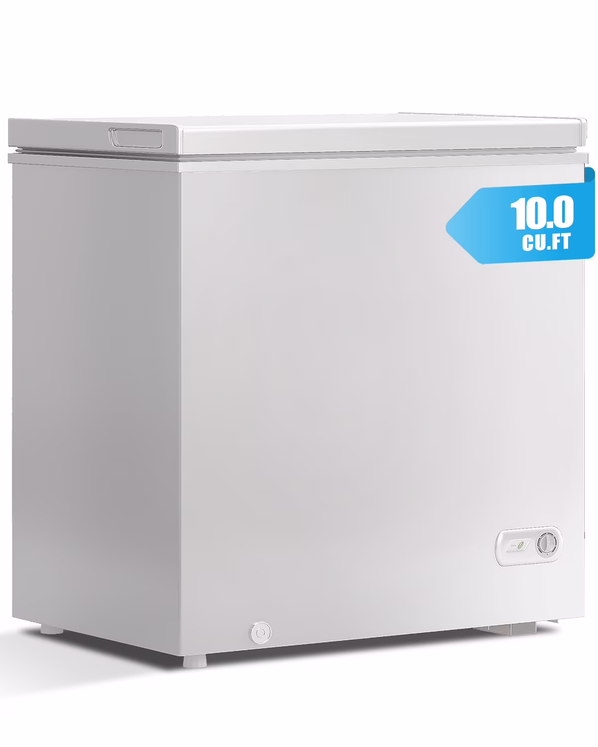 TABU 3.5 Cu ft Chest Freezer,Deep Freezer with Top Open Door and Removable Storage Basket, (Black) - Image 5