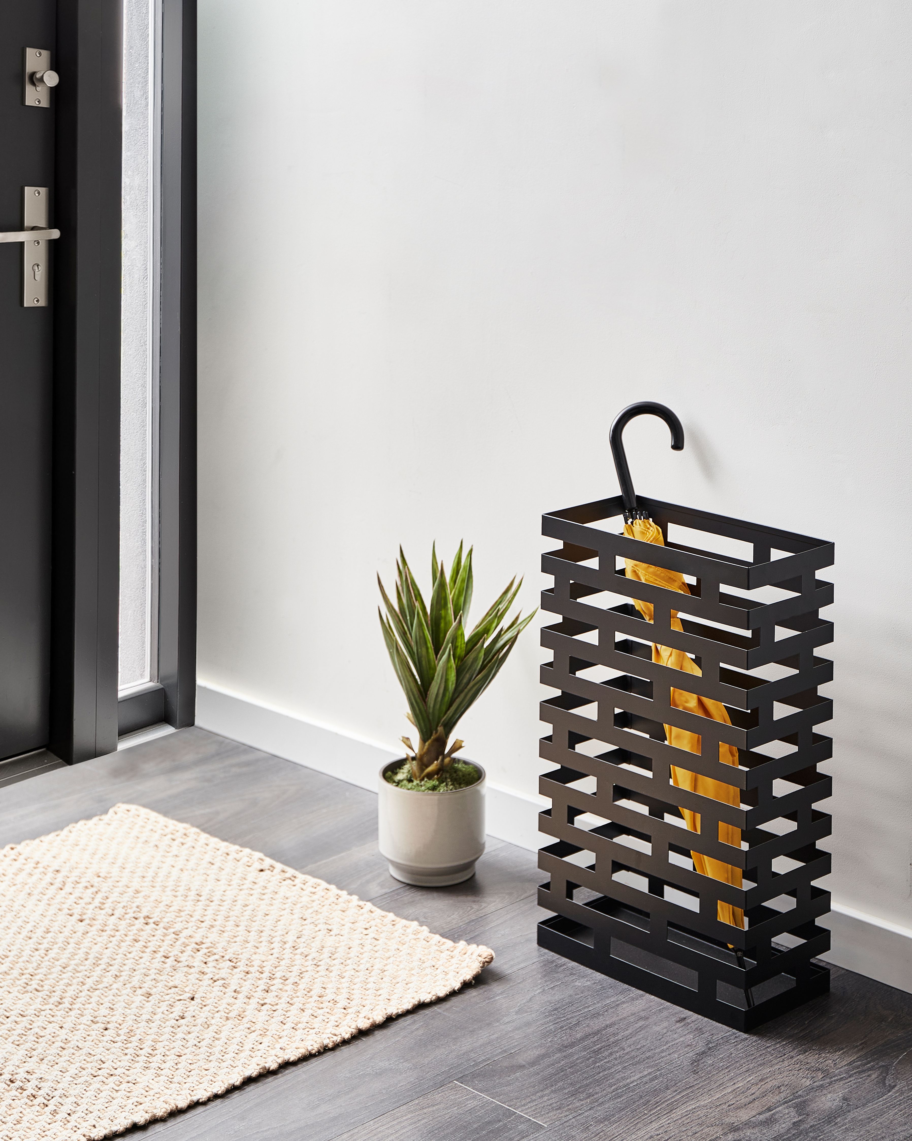 Umbrella Stand KAMSAR Metal Black