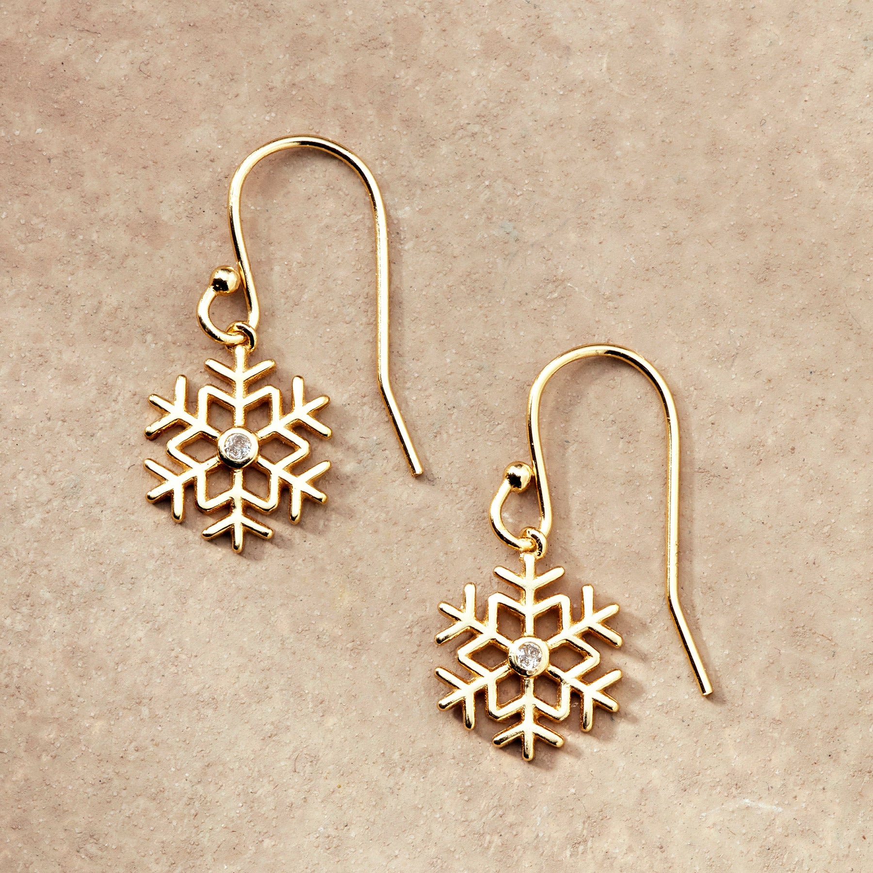 Gold Snowfall Earrings - Sundance Clothing