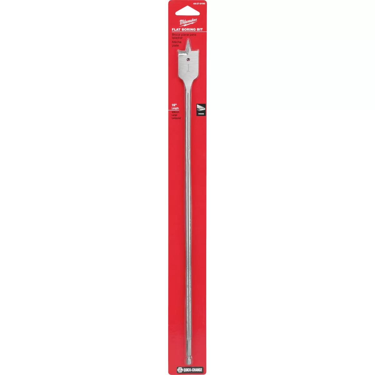 Milwaukee 1 In. x 16 In. Spade Bit