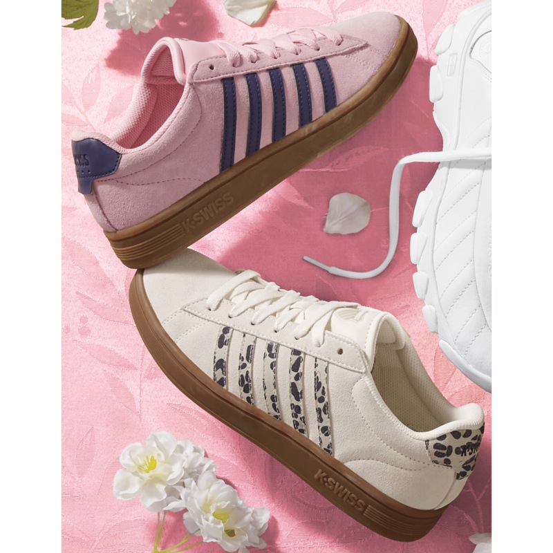 K-Swiss Women's Court Tiebreak II Suede Shoe - MIDNIGHT VELVET CATALOG