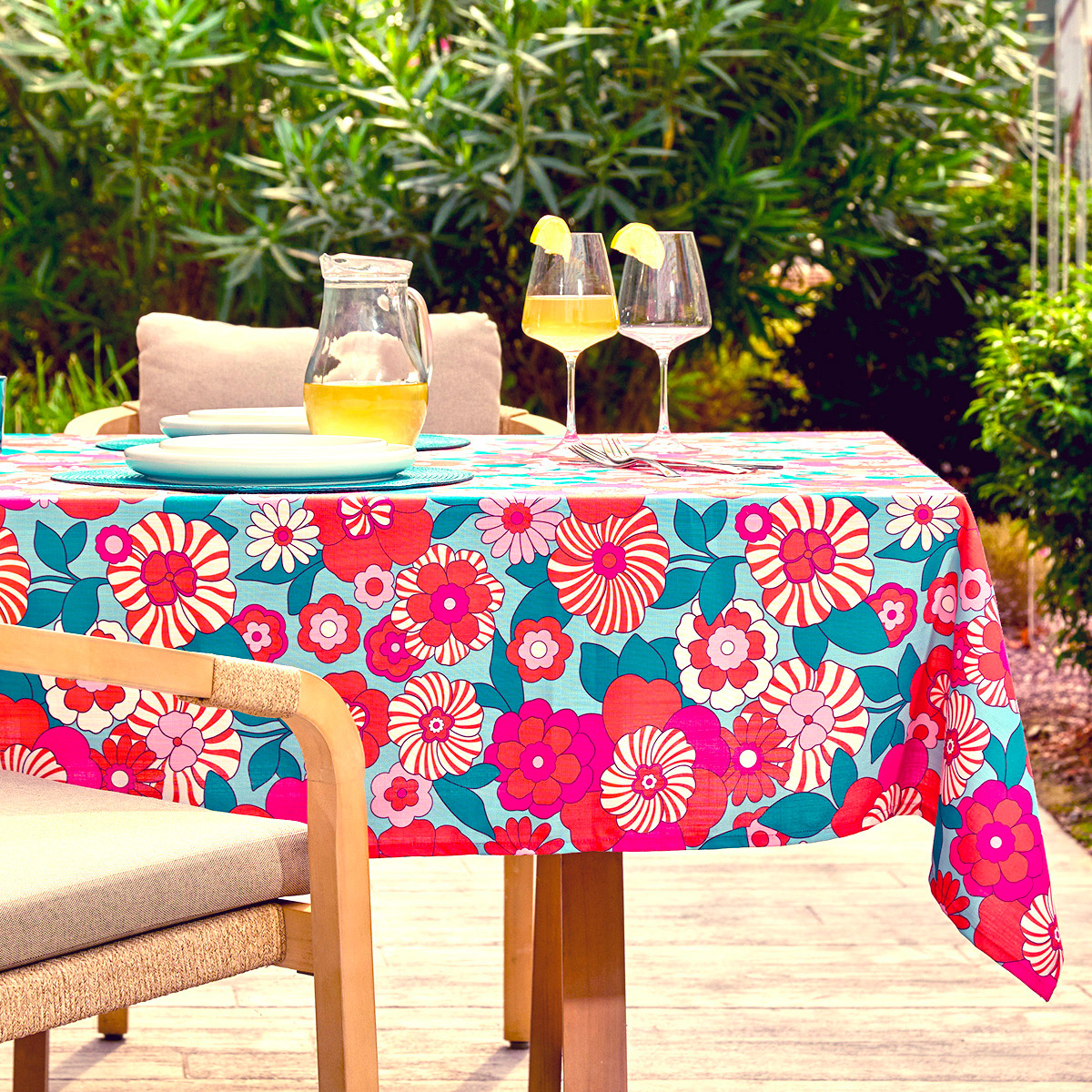 Outdoor Tablecloth 240x140 cm "Bloomorama" Atmosphera x Cha Cha Pop