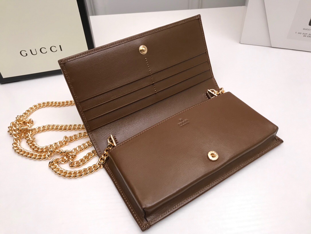 Replica Gucci Horsebit 1955 Wallet With Chain1:1High-quality replica