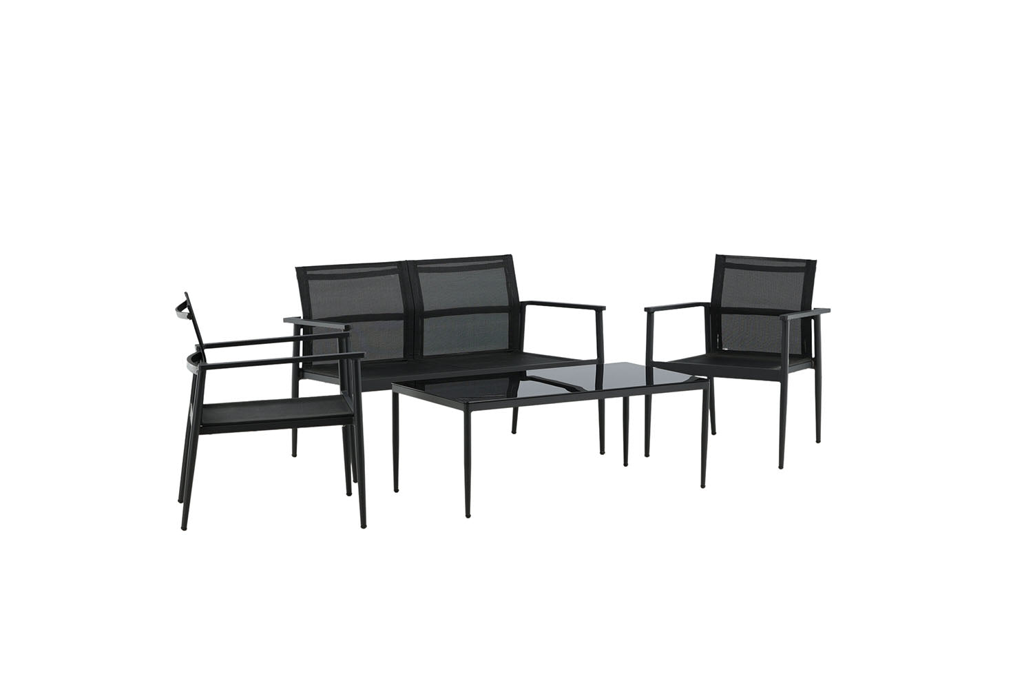 Rebellenclub Solis Loungeset - Zwart