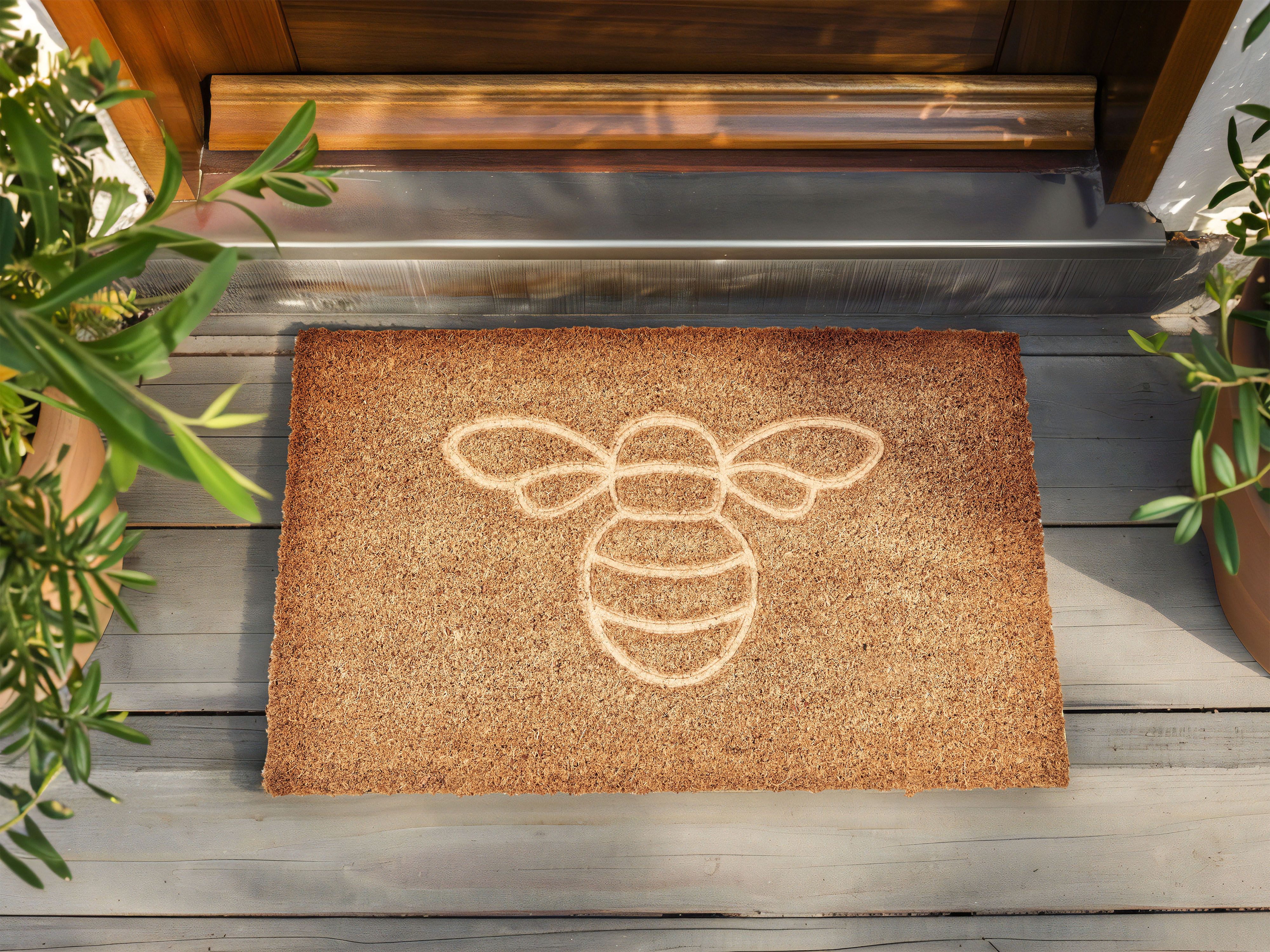 Doormat CAVITE Natural 40 x 60 cm Bee Coir