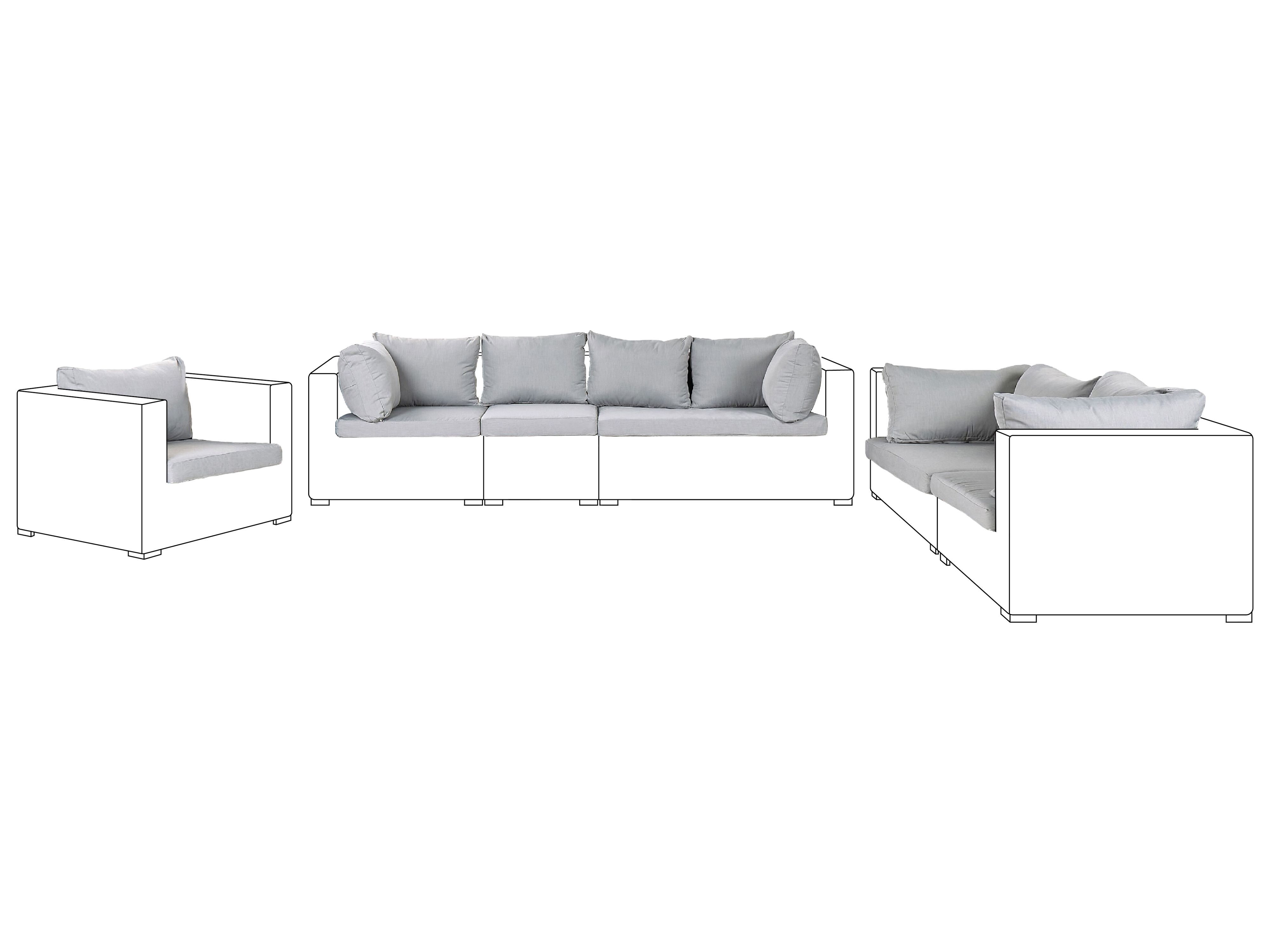 Outdoor Cushion Cover Set MAESTRO II Grey