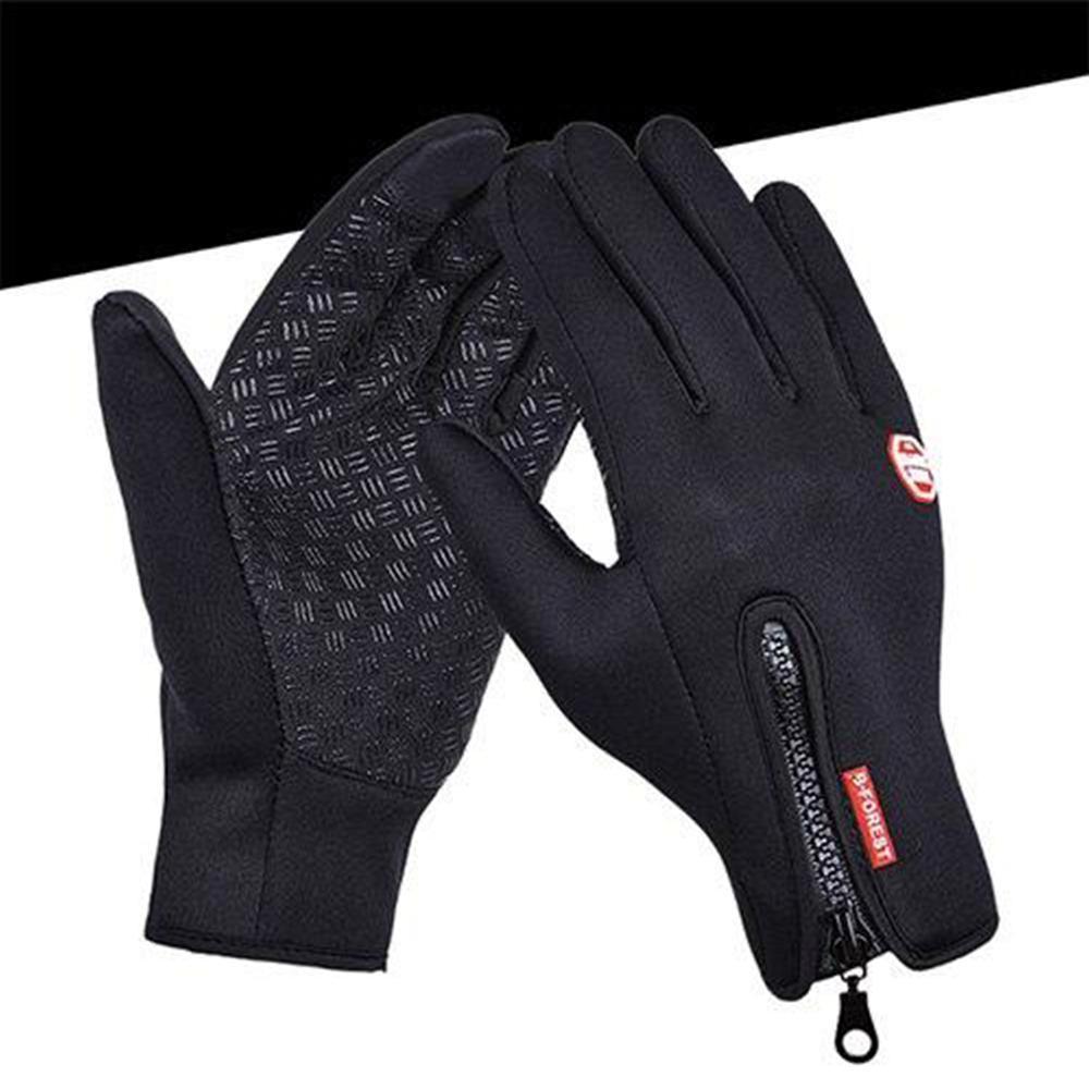 Warme Touchscreen Winterhandschoenen met Antislipontwerp – Zwart, Paars-Rood, Blauw