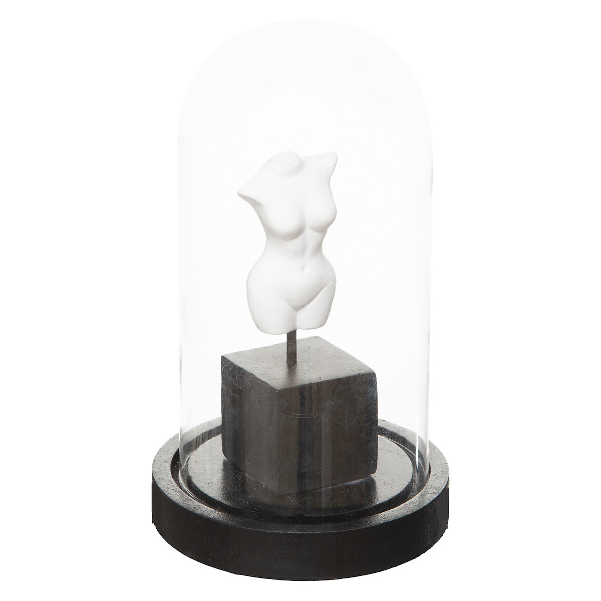 Bell "Subli" Black and white, H.21 cm