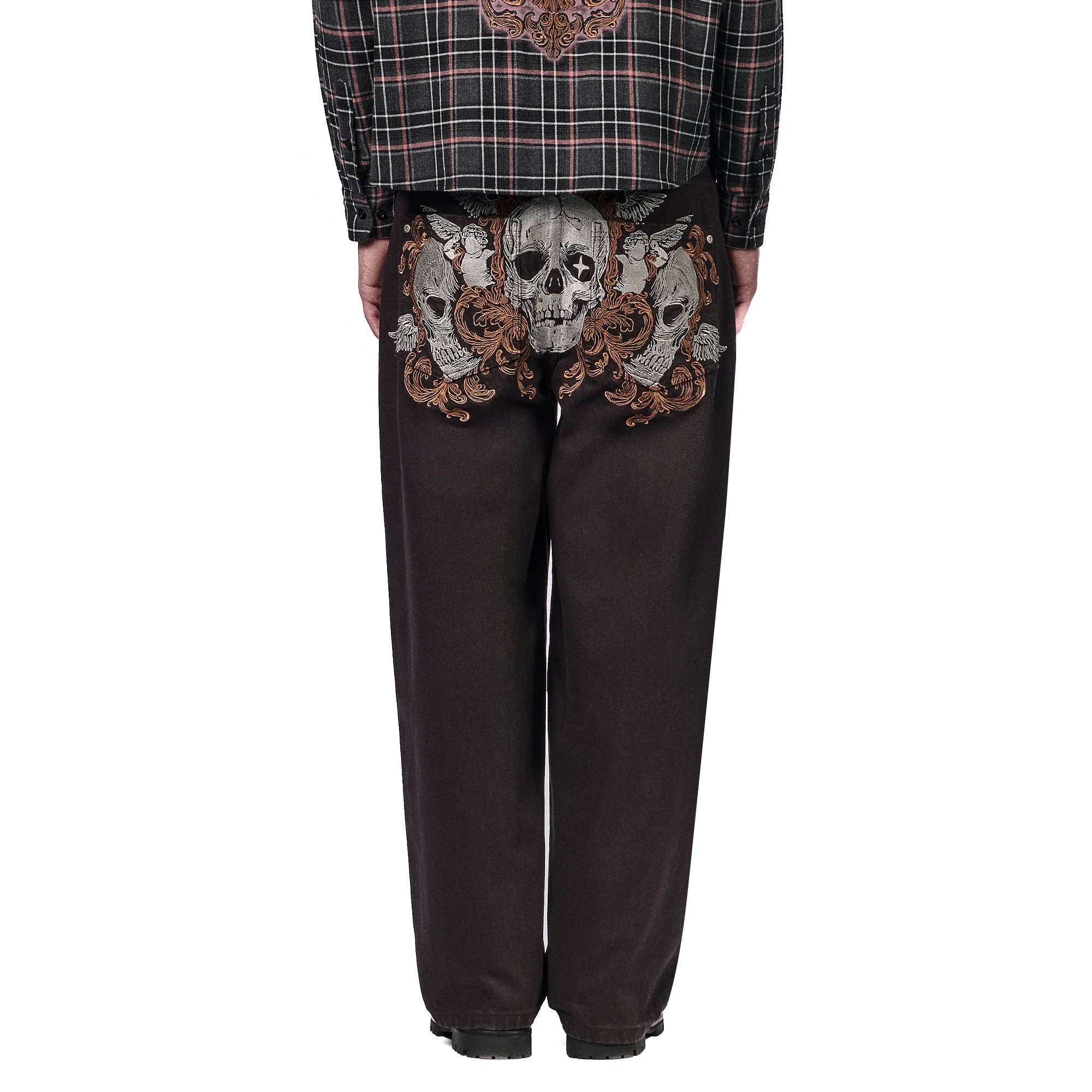 "hellboy" brown Denim