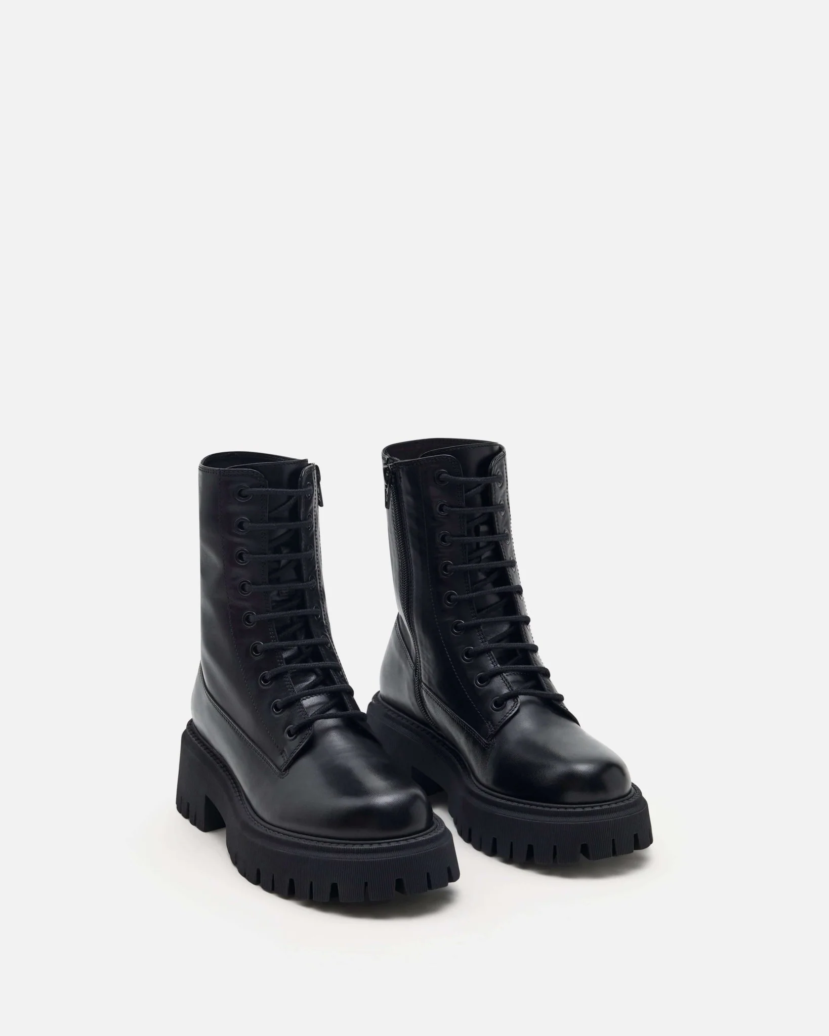 BOTTINES DARIA - En cuir noir