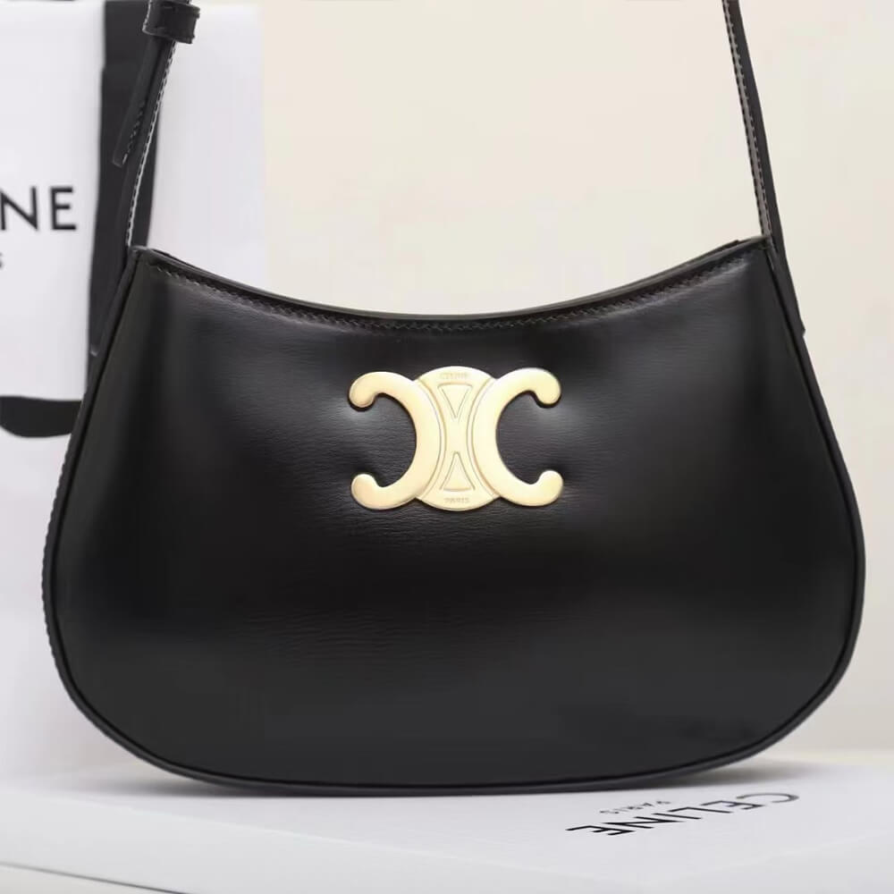 CELINE MEDIUM TILLY BAG in shiny calfskin1:1High-quality replica