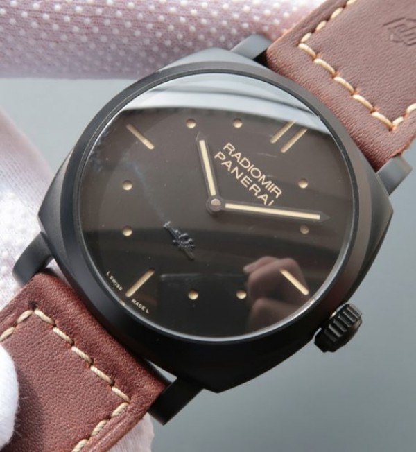 Replica Panerai SF PAM577 Thick Brown Leather Strap P.3000 Super Clone - Elite Watch Atelier