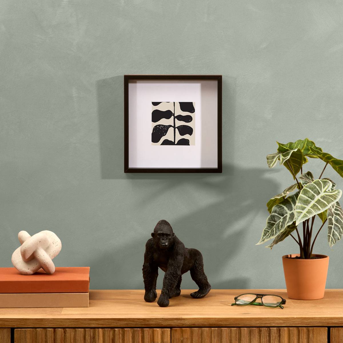 Decor to place "Dave" Beige, 14x14 cm