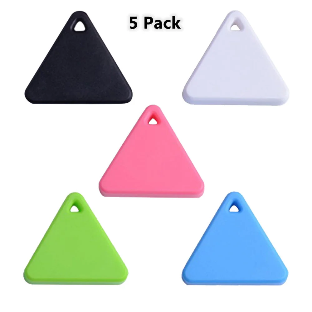 5 Pack Key Finder Bluetooth, Locate Cell Phone with Item Locator, Wallet and Luggage Finder, GPS Key Finder Key Chain, Car Key Finders Trackers for iOS & Android