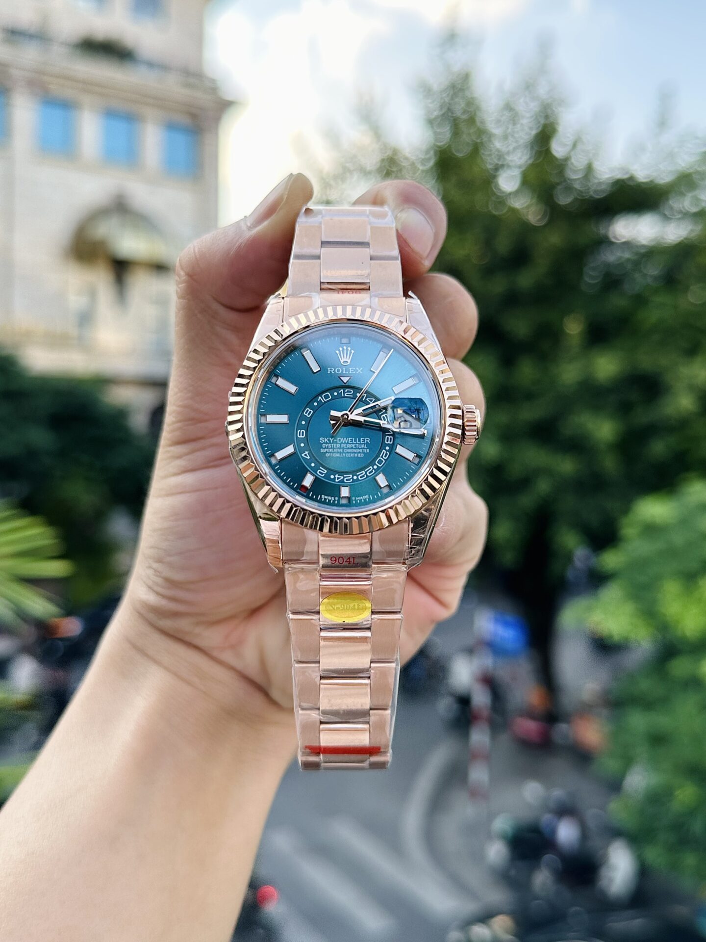 Rolex Replica 1:1 Watch Sky-Dweller 336935 Blue Dial Noob Factory 42mm - Elite Watch Atelier