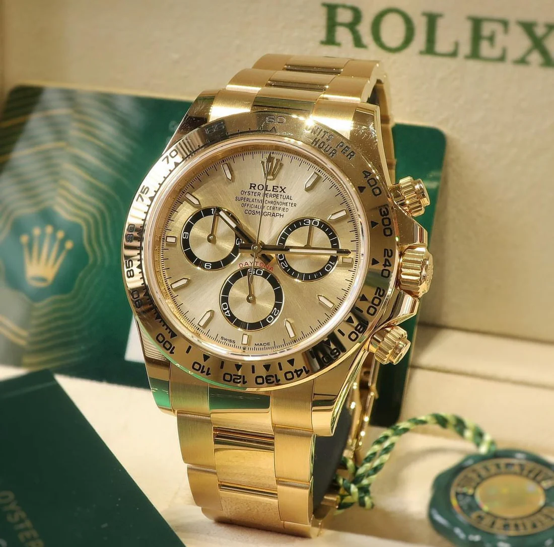 Rolex Cosmograph Daytona 40mm, 18k Yellow Gold, Ref# 126508-0005(1:1 replica) - Elite Watch Atelier