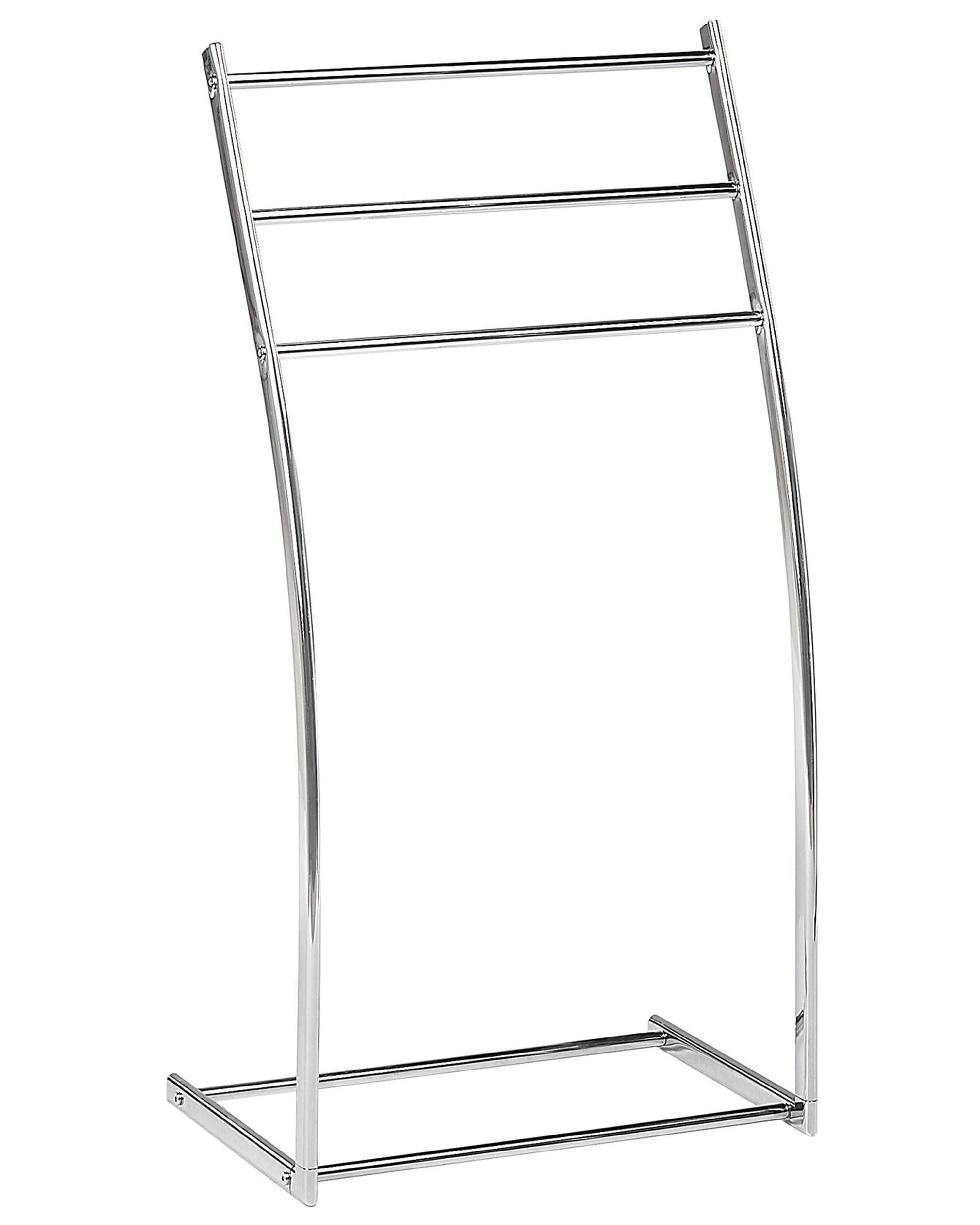 Towel Stand AMBIL Metal Silver