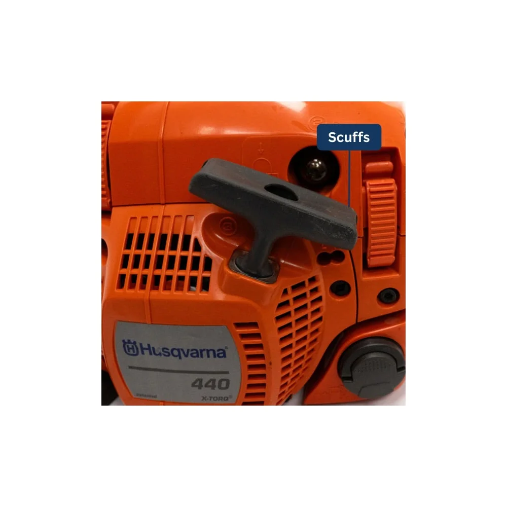 Restored Husqvarna 440 18" Bar 40.9cc 2.4HP 2 Cycle Gas Chainsaw (Refurbished) - Image 6
