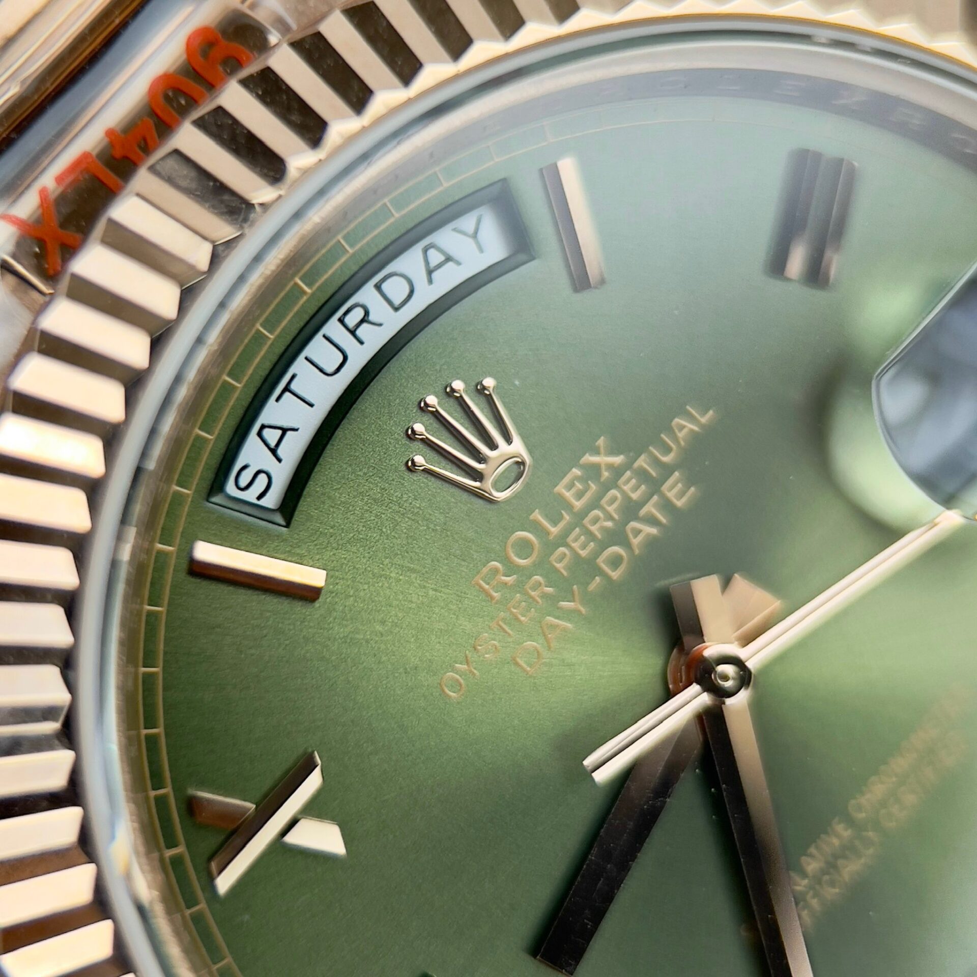 Rolex Day-Date 228235 Green Dial Replica Watch GM Factory 40mm - Elite Watch Atelier