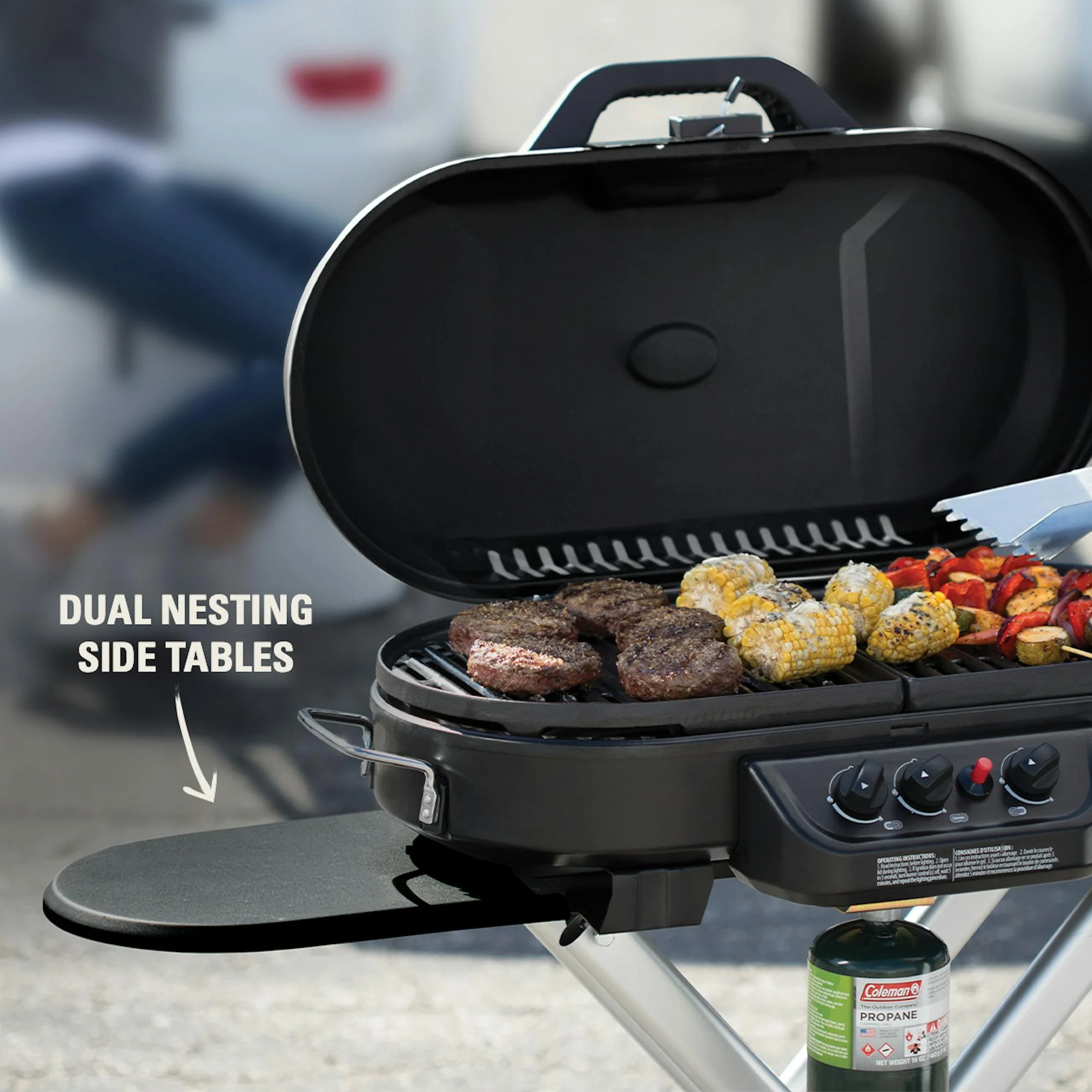 Coleman RoadTrip® 285 Portable Stand-Up Propane Grill - Image 9