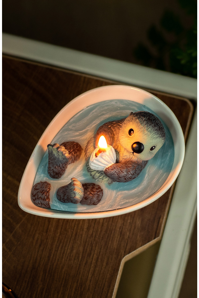 Sea Otter Candle