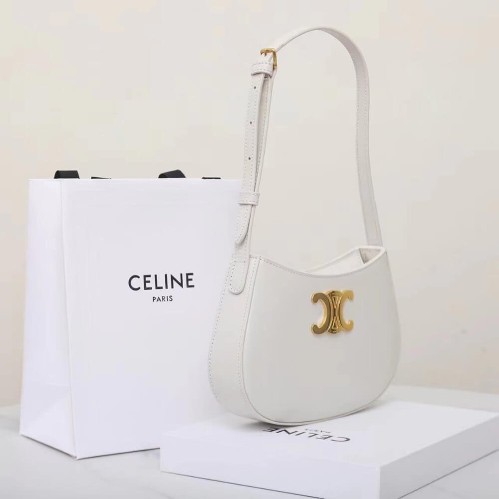 Celine Medium Tilly Bag in Shiny Calfskin1:1High-quality replica