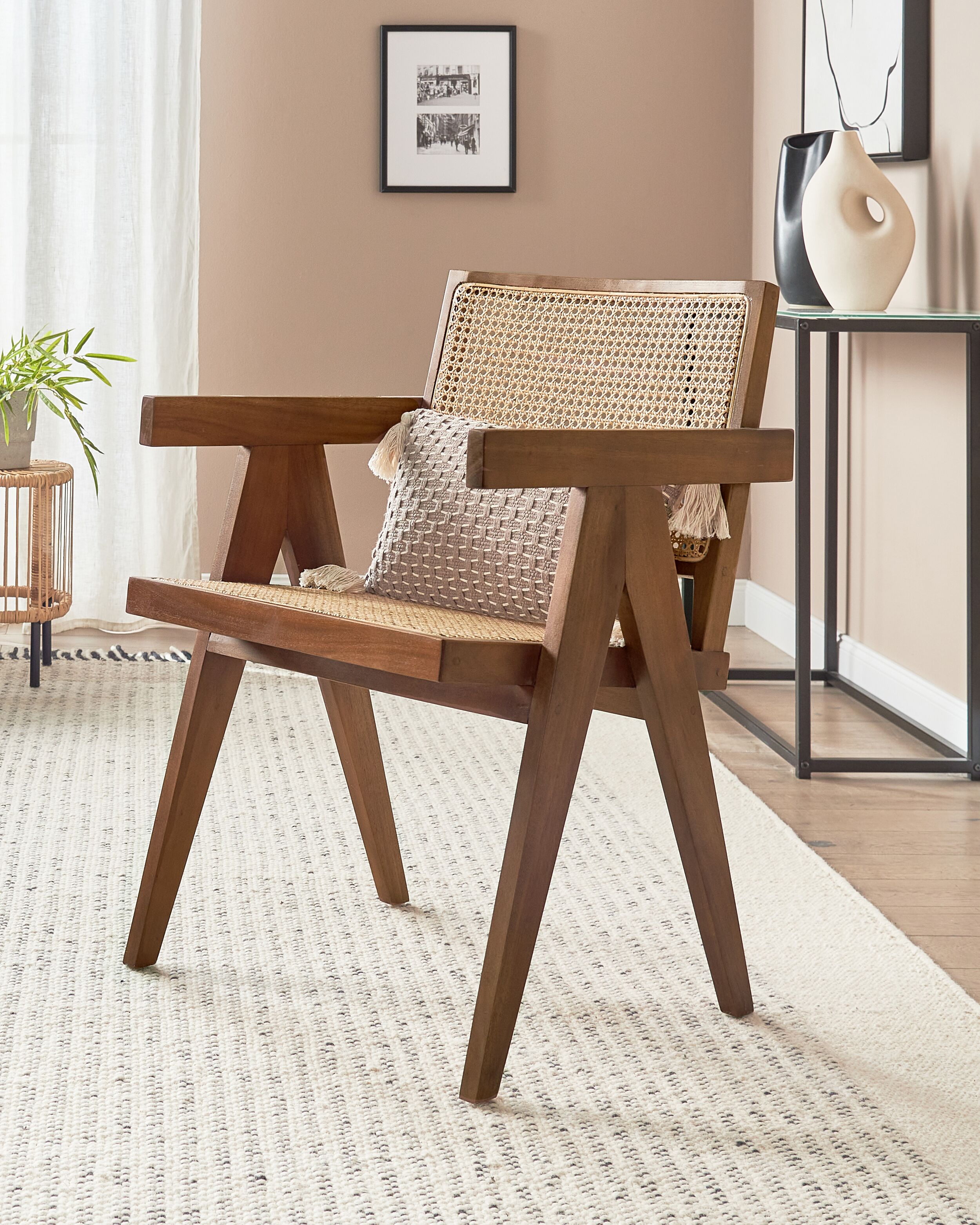 Dining Chair WESTBROOK Mahogany Dark Brown