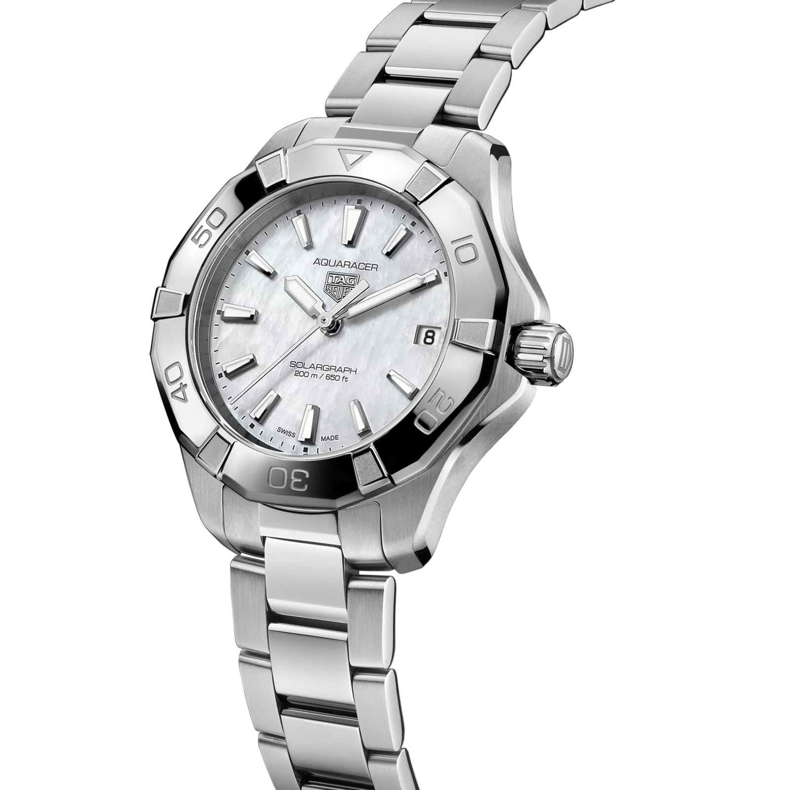 TAG Heuer Replica Watch Aquaracer Professional 200 Solargraph Solar Quartz 34 mm Steel(1:1 replica) - Top club