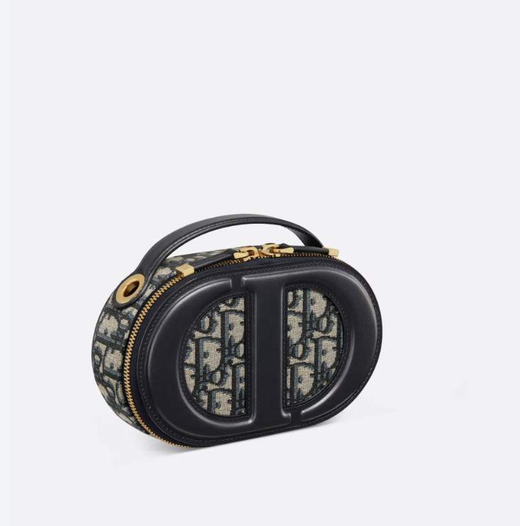 CD Signature Oval Camera Bag Blue For Women S2201UTZQ_M928- 18 Cm/ 7 Inches1:1High-quality replica