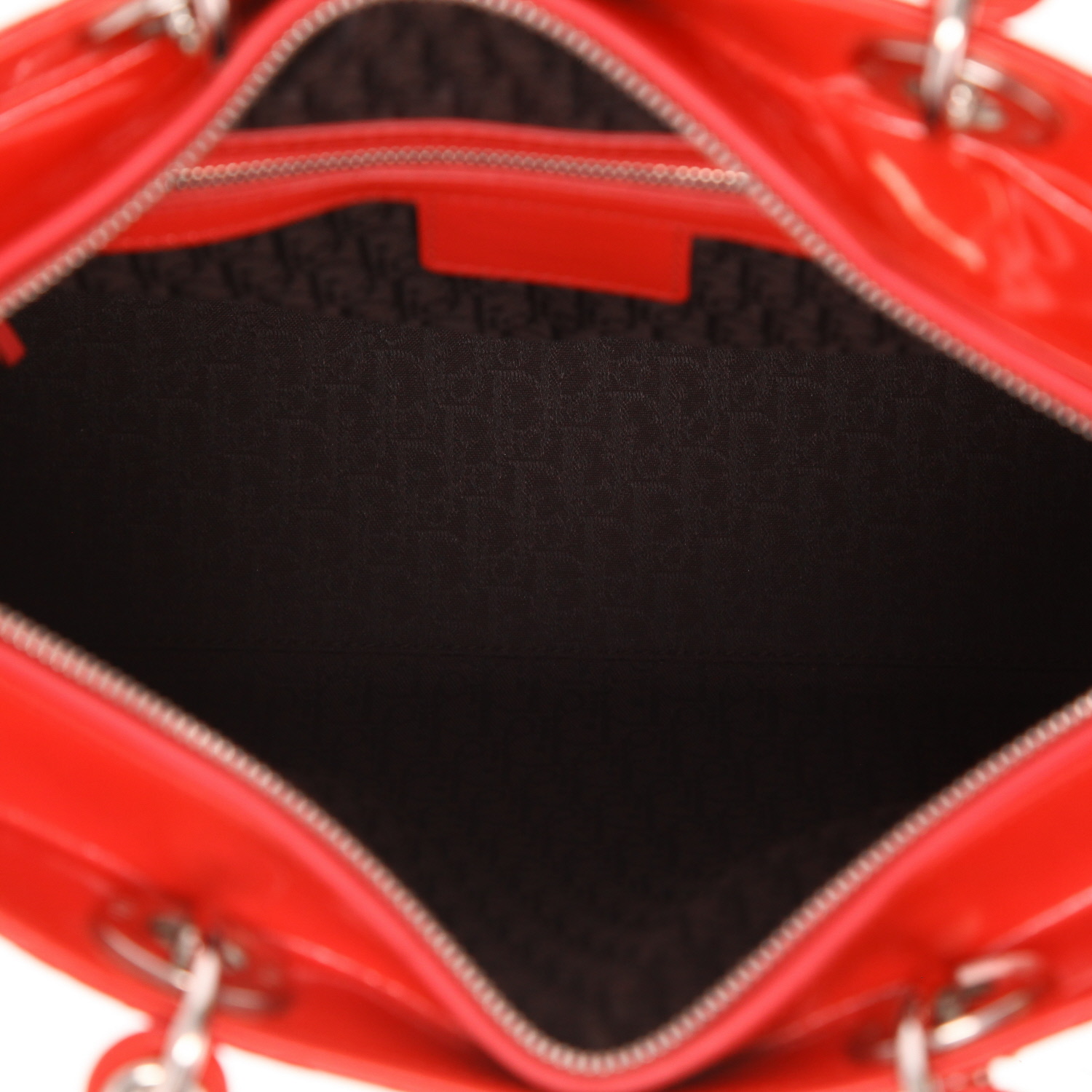 Dior Lady Dior handbag in red patent leather1:1High-quality replica
